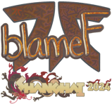 Sticker | blameF (Holo) | Shanghai 2024