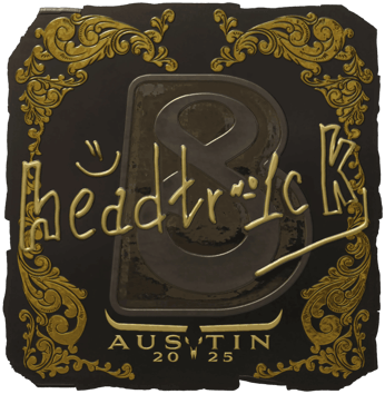Sticker | headtr1ck (Gold) | Austin 2025