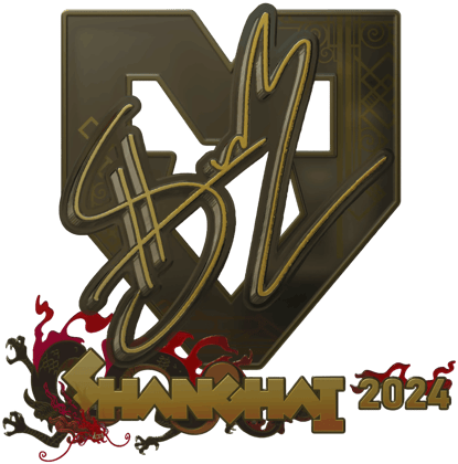 Sticker | siuhy (ทอง) | Shanghai 2024