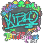 Sticker | xiELO (Holo) | Budapest 2025