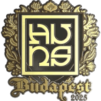 Sticker | The Huns (Gold) | Budapest 2025