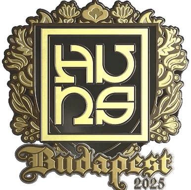 Hình dán | The Huns (Vàng) | Budapest 2025