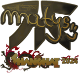 Sticker | MATYS (Gold) | Shanghai 2024