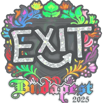 Sticker | exit (holo) | Budapest 2025