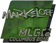 Sticker | markeloff (Foil) | MLG Columbus 2016