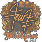 Sticker | fEAR | Budapest 2025 Sticker | fEAR | Budapest 2025 image