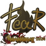 Sticker | fEAR (Gold) | Shanghai 2024