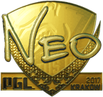 Sticker | NEO (Gold) | Krakow 2017 Sticker | NEO (Gold) | Krakow 2017 image