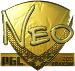 Sticker | NEO (Gold) | Krakow 2017