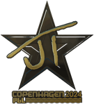 Sticker | JT (Gold) | Copenhagen 2024