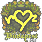 Sticker | ropz | Budapest 2025 Sticker | ropz | Budapest 2025 image