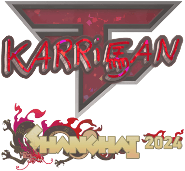 Sticker | karrigan (brokatowa) | Szanghaj 2024
