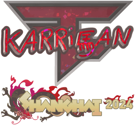 Sticker | karrigan (brokatowa) | Szanghaj 2024