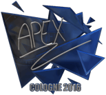Sticker | apEX (Foil) | Cologne 2016 Sticker | apEX (Foil) | Cologne 2016 image
