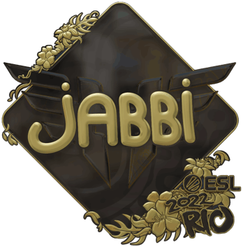 Sticker | jabbi (Gold) | Rio 2022