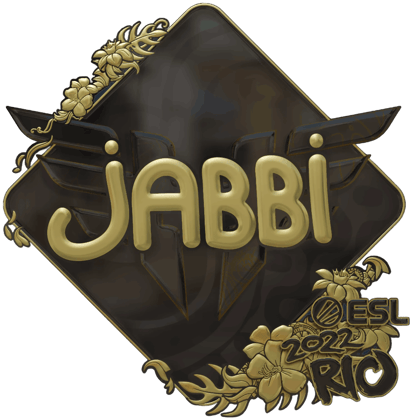 Sticker | jabbi (ทอง) | Rio 2022