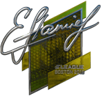 Sticker | flamie (Foil) | Boston 2018 image