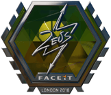 Sticker | Zeus (Foil) | London 2018 image