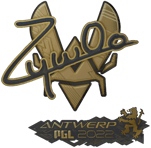 Sticker | ZywOo (Gold) | Antwerp 2022