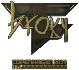 Sticker | broky (Gold) | Copenhagen 2024 image