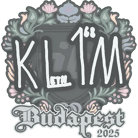 Sticker | kl1m | Budapest 2025 Sticker | kl1m | Budapest 2025 image