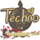 Sticker | Techno4K (Glitter) | Shanghai 2024 image