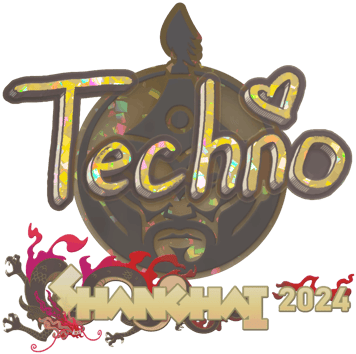 Sticker | Techno4K (グリッター) | Shanghai 2024