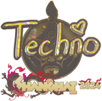 Sticker | Techno4K (Glitter) | Shanghai 2024