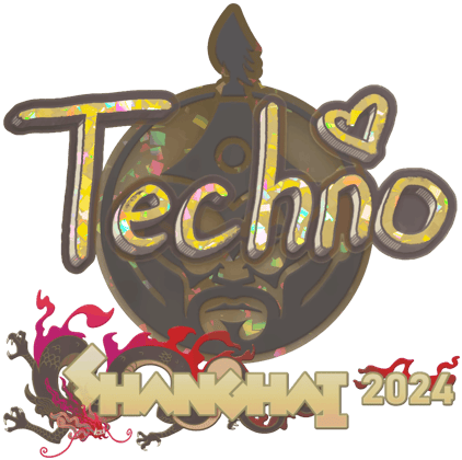 Sticker | Techno4K (Glitter) | Shanghai 2024
