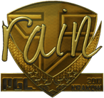 Sticker | rain (Gold) | Krakow 2017 Sticker | rain (Gold) | Krakow 2017 image