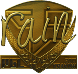 Sticker | rain (Gold) | Krakow 2017