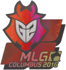 Sticker | G2 Esports (Holo) | MLG Columbus 2016 image