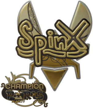 Sticker | Spinx (oro, campeón) | París 2023