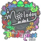 Sticker | molodoy (Holo) | Budapest 2025 image