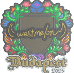Sticker | westmelon (Embroidered) | Budapest 2025