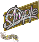 Sticker | s1mple (Glitter) | Paris 2023 image