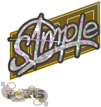 Sticker | s1mple (Glitter) | Parigi 2023