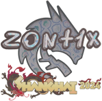 Sticker | zont1x (Holo) | Shanghai 2024