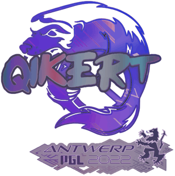 Sticker | qikert (holo) | Antwerpen 2022