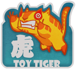 Sticker | Toy Tiger Sticker | Toy Tiger image