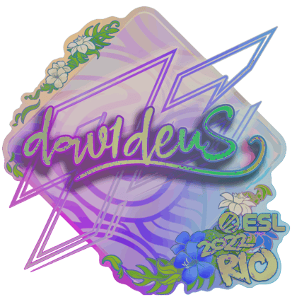 Sticker | dav1deuS (Olografico) | Rio 2022