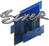 Sticker | SIXER (Foil) | Boston 2018