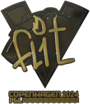 Sticker | FL1T (Gold) | Copenhagen 2024