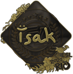 Sticker | isak (Gold) | Rio 2022