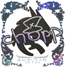 Sticker | chopper (Holo) | Austin 2025 image