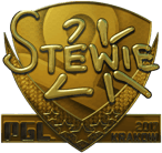 Sticker | Stewie2K (Gold) | Krakow 2017 Sticker | Stewie2K (Gold) | Krakow 2017 image
