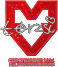 Sticker | torzsi (Glitter) | Copenhagen 2024 image