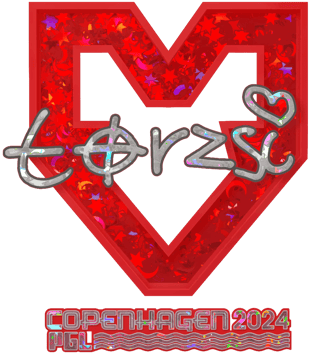 Sticker | torzsi (purpurina) | Copenhague 2024