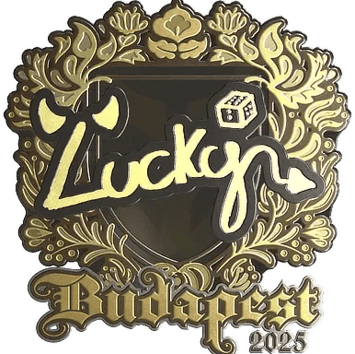 印花 | Lucky（金色）| 2025年布达佩斯锦标赛