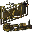 Sticker | b1t (Gold) | Stockholm 2021 image